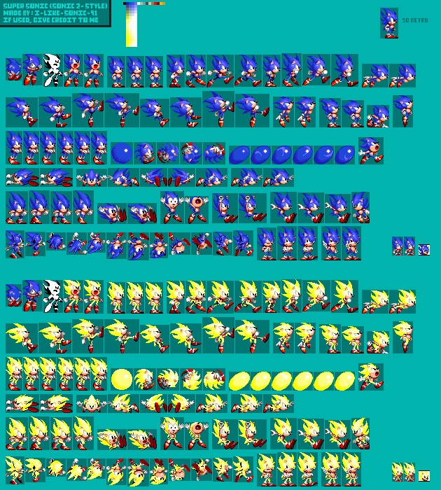 Super Sonic (Sonic 2-Style)