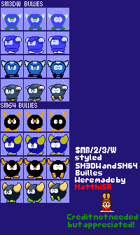 Mario Customs - Bullies (SMB1, 2, 3 & World-Style)