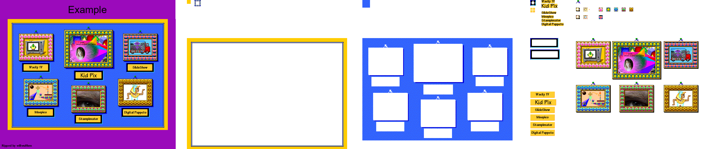 Kid Pix Studio / Kid Pix Studio Deluxe - Selection Screen
