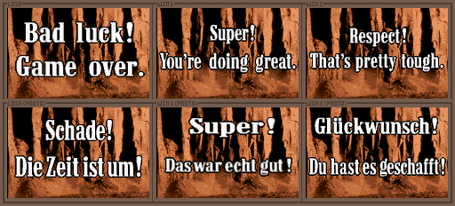 Game Over & Victory Screens