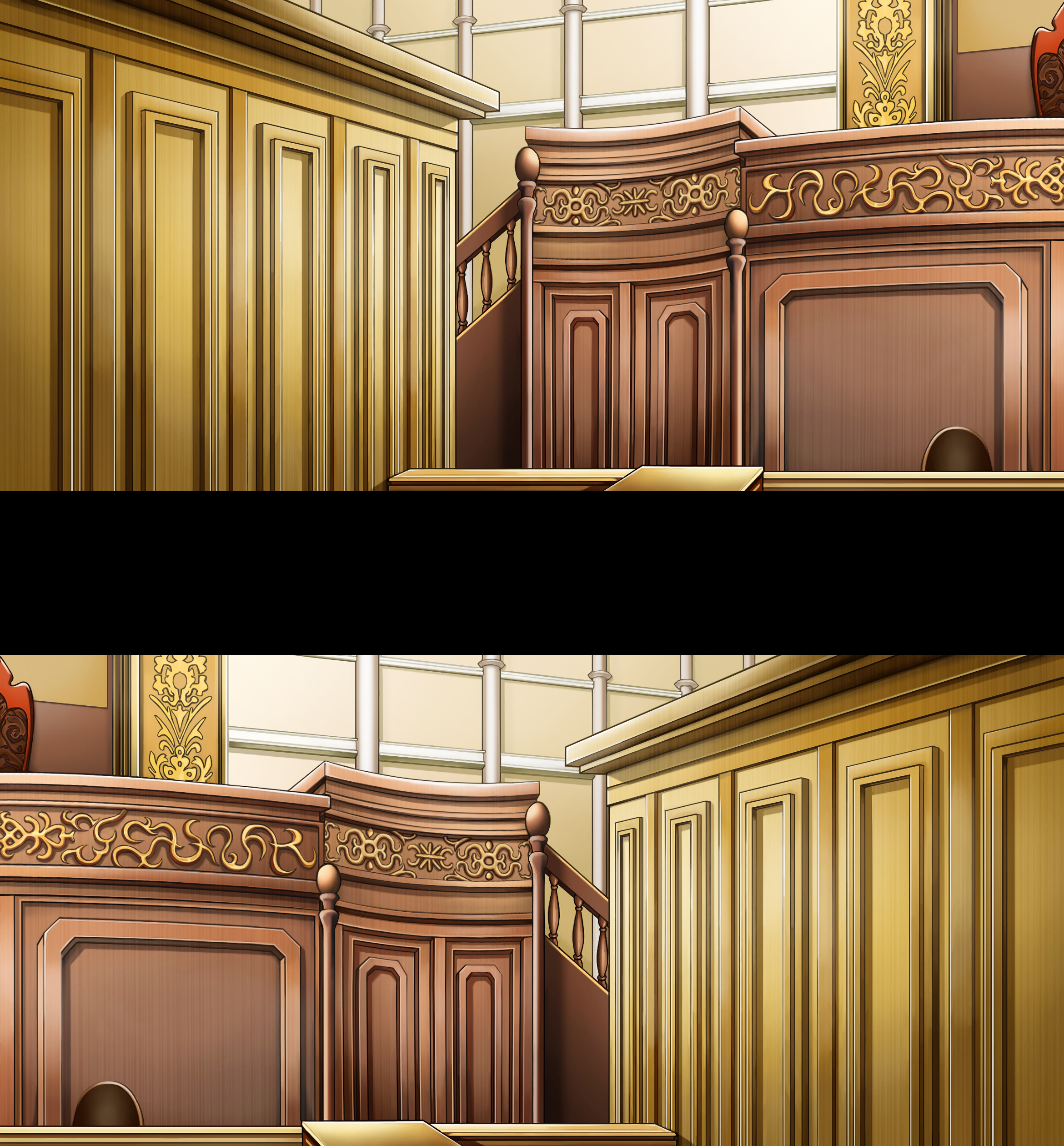 Ace Attorney Investigations Collection - Confrontation Courtroom