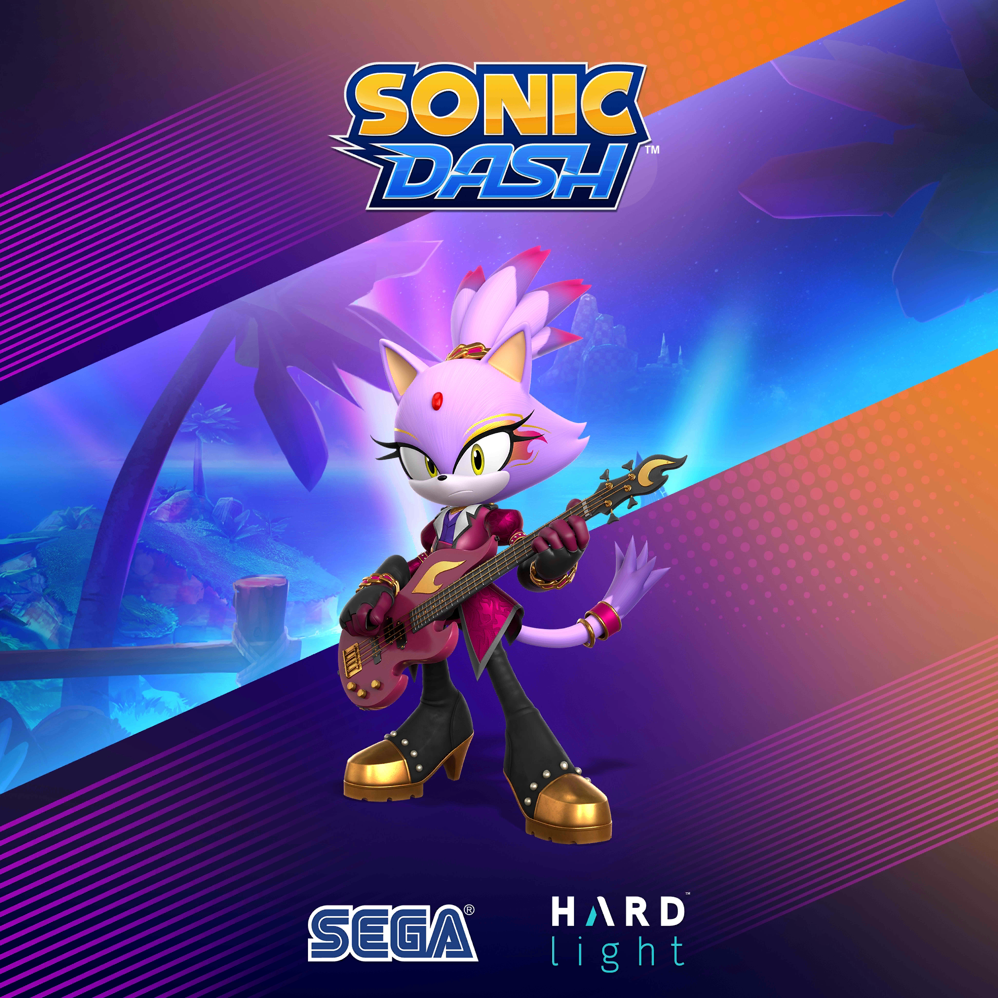 Sonic Dash - Splash Screen (Bassist Blaze)