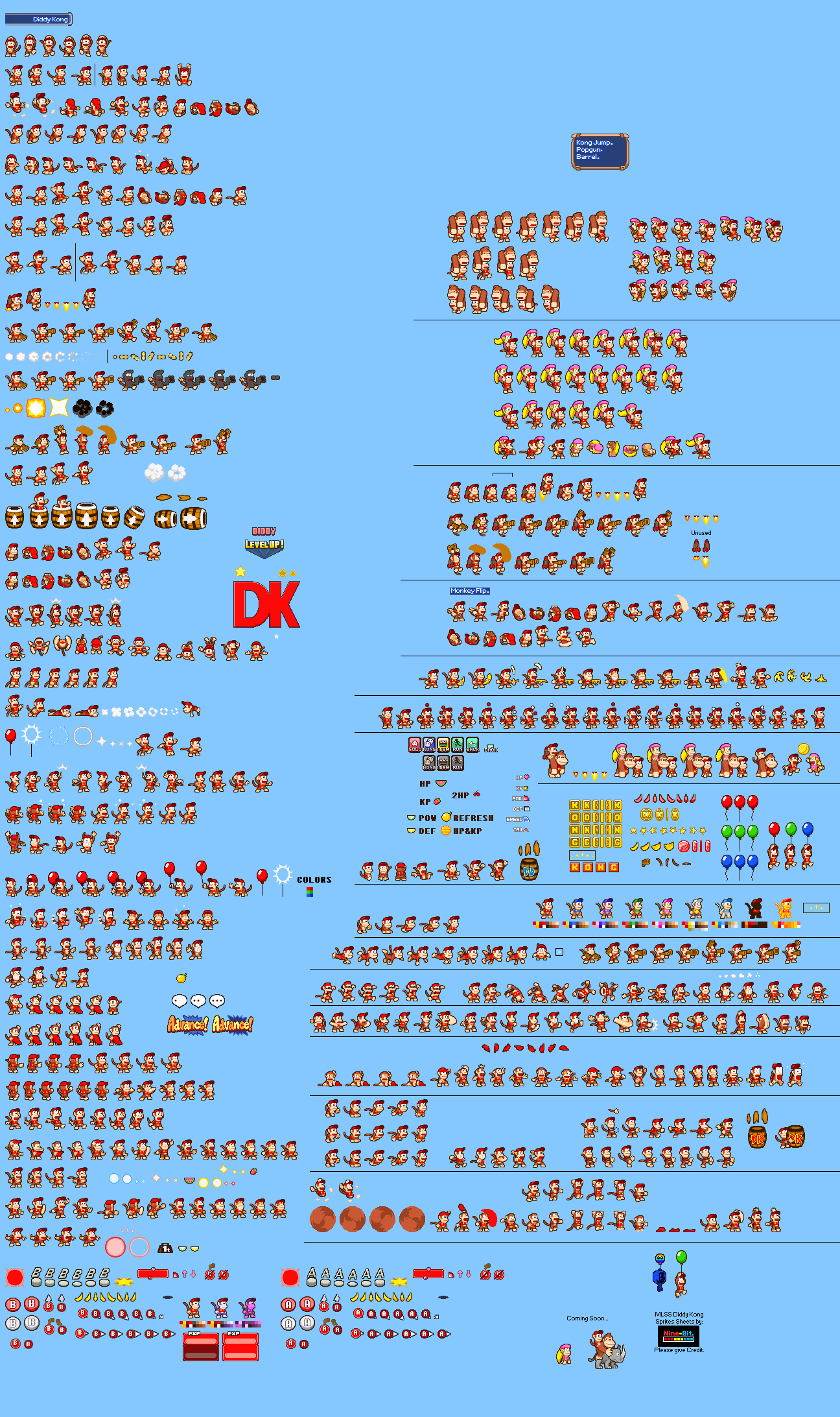 Diddy Kong (Superstar Saga-Style)