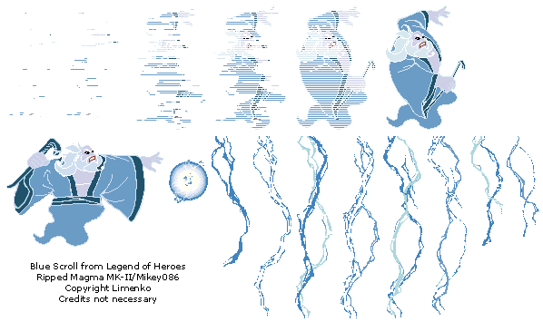 Legend of Heroes - Blue Scroll Summon