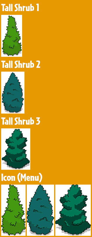 The Simpsons: Tapped Out - Tall Shrub