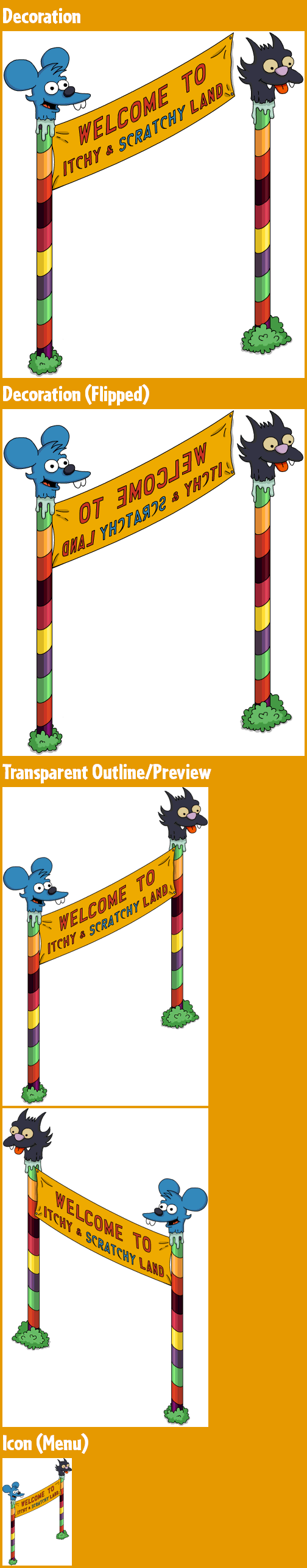Itchy & Scratchy Land Banner