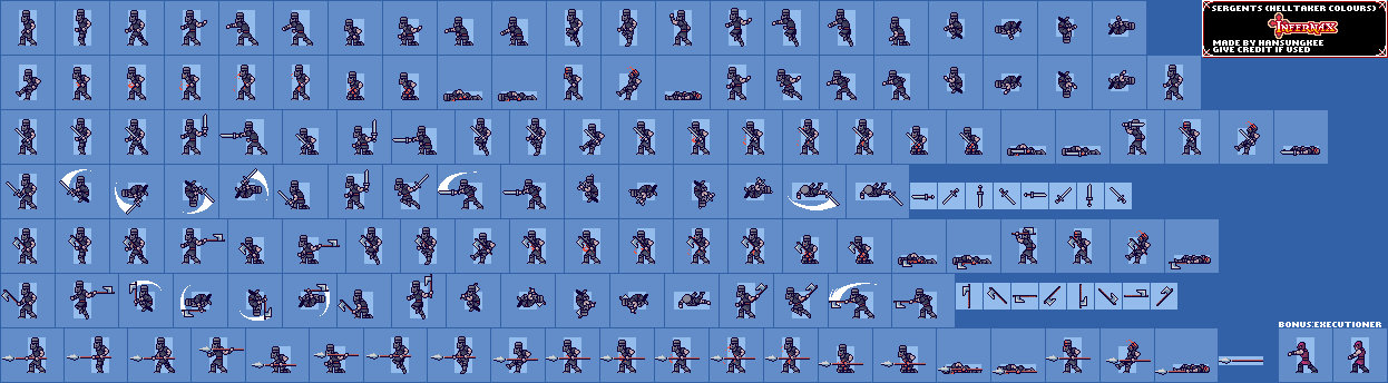Sergents (Helltaker Colors)