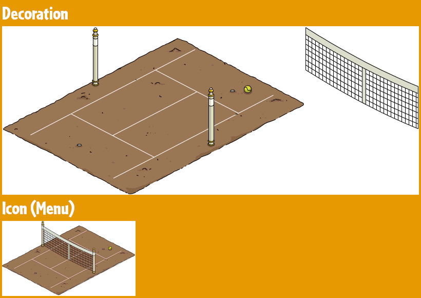 Clay Tennis Court