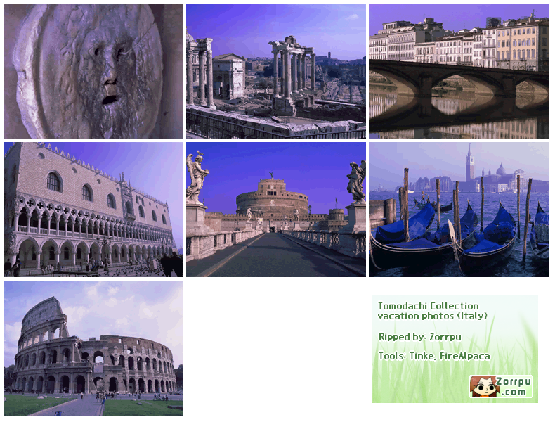 Travel Ticket Backgrounds (Italy)