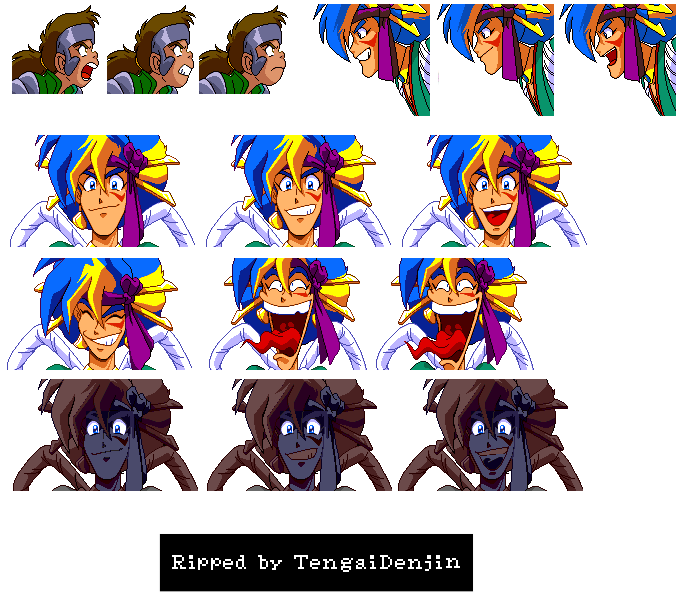 Tengai Makyou: Fuun Kabukiden (JPN) - Ziria & Kabuki Cutscene