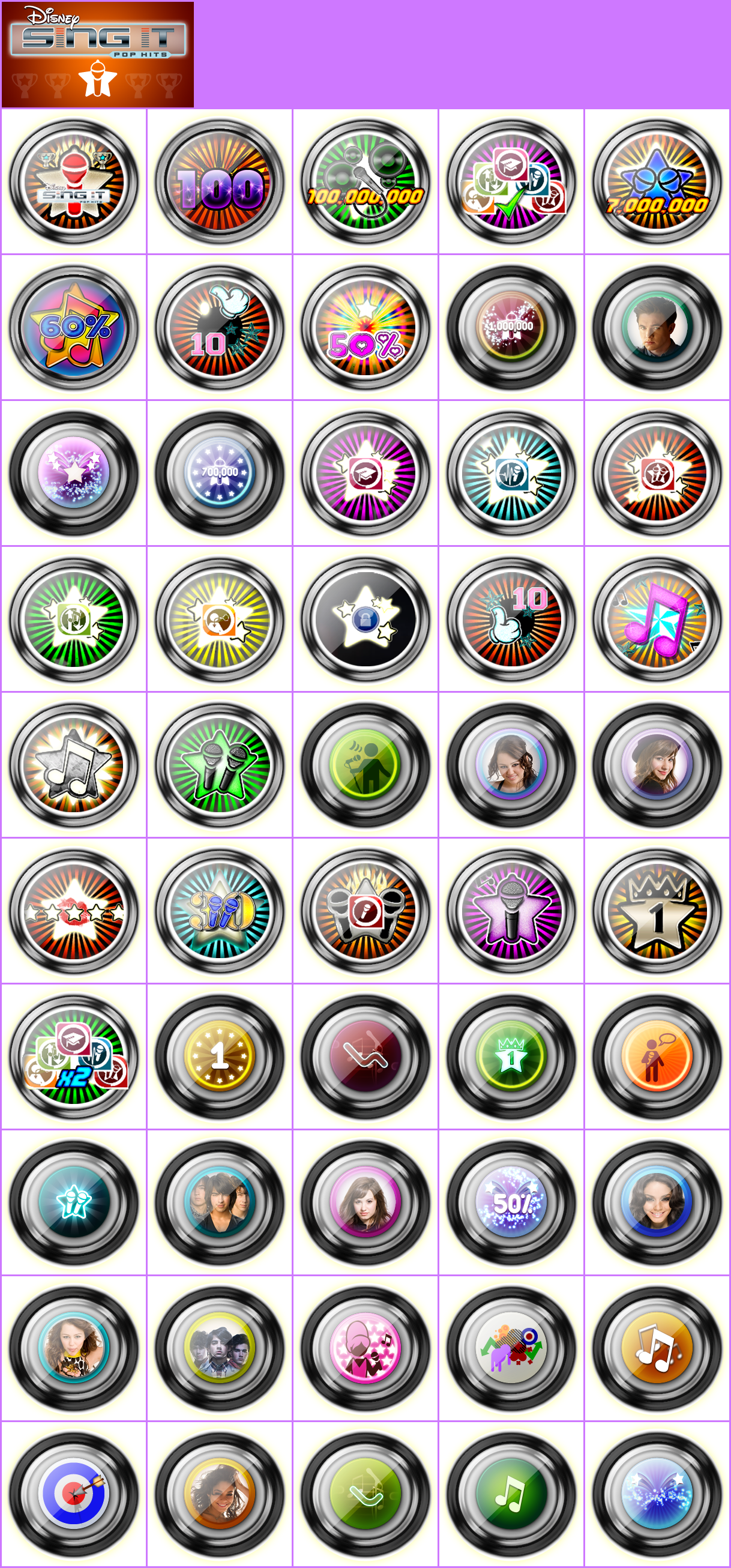 Trophy Banner & Icons