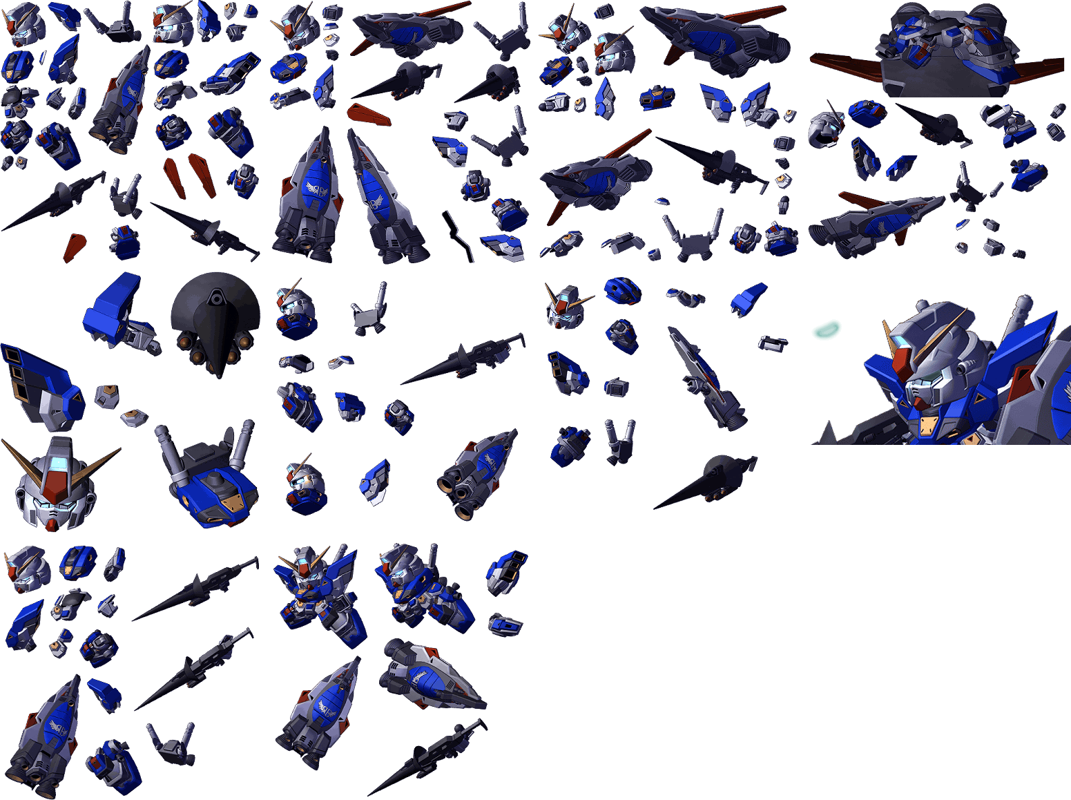 Gundam F90 I Jupiter Battle Sepcification