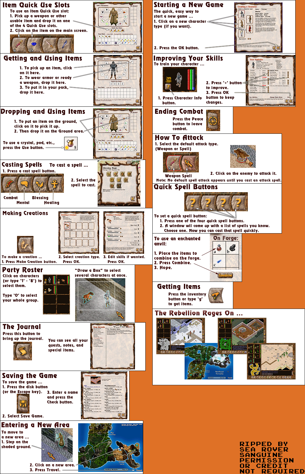 Geneforge 4 - Tutorial Pictures