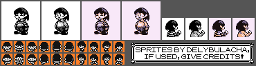 Frisk and Chara (Pokemon GB-Style)