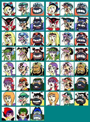 Villain Trio Portraits