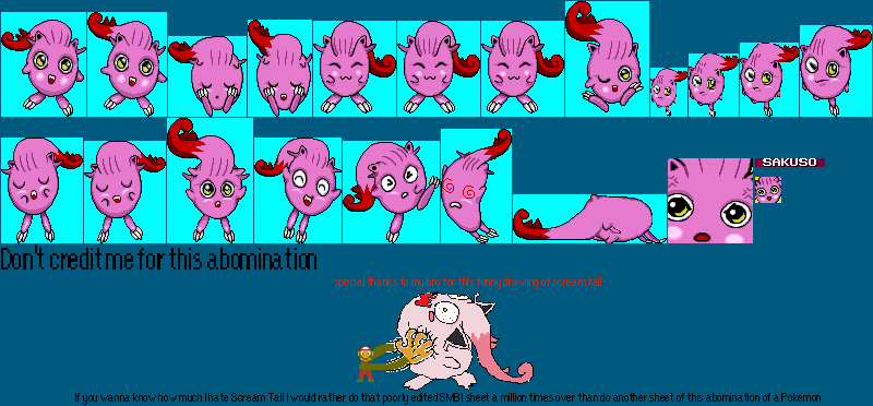 #985 Scream Tail (Pokémon Stadium SNES-Style)