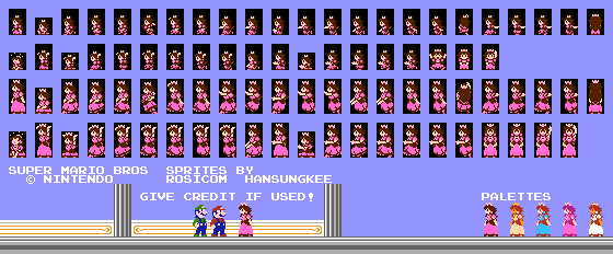 Princess Peach (SMB1-Style, Modern)