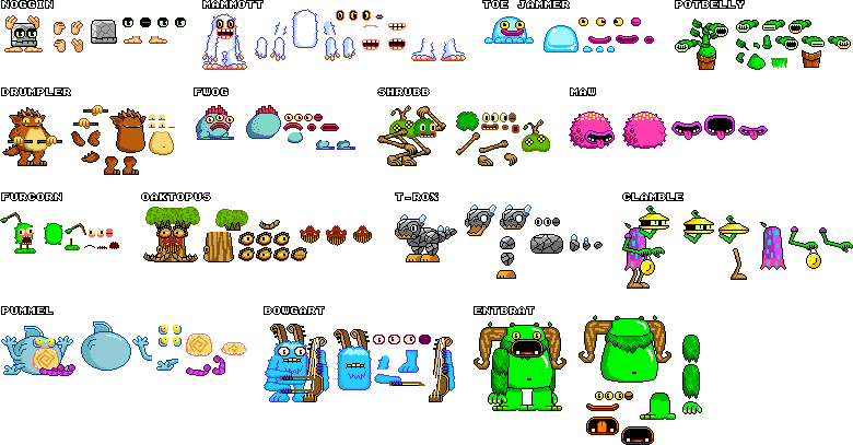 Plant Island Monsters (Super Mario World-Style)