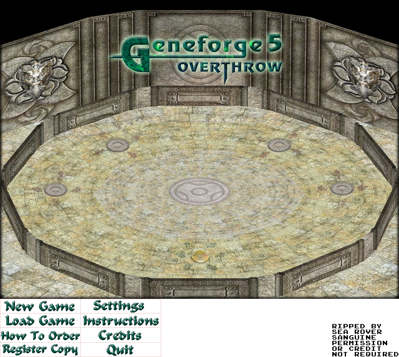 Main Menu UI