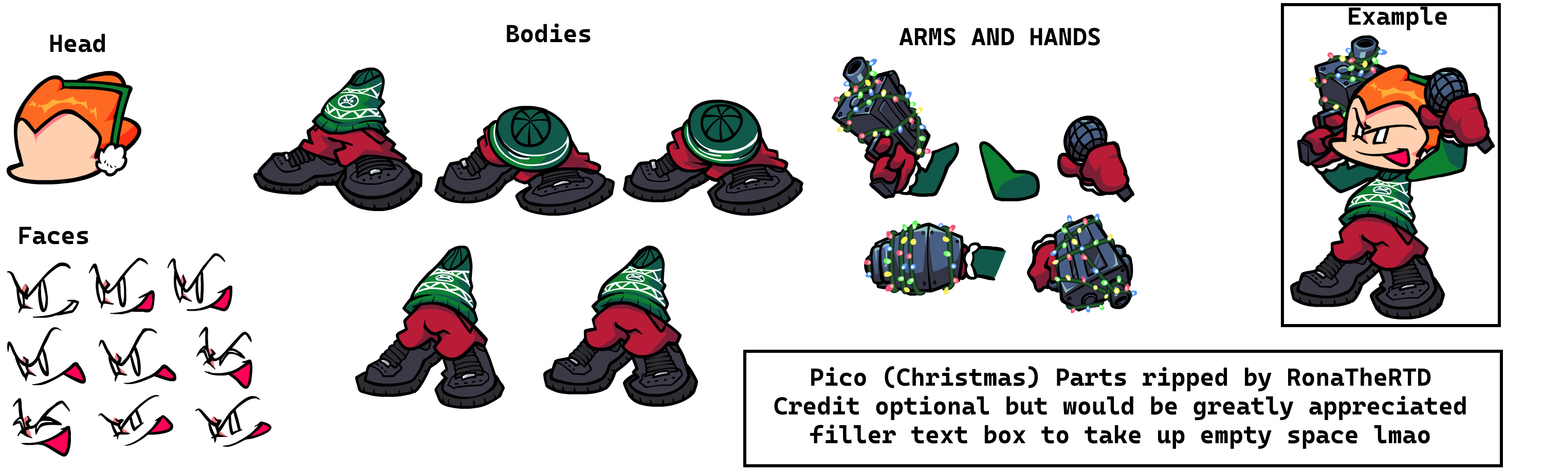 Friday Night Funkin' - Pico (Christmas, Parts)