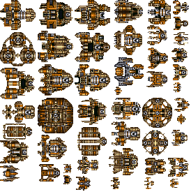 Master of Orion II: Battle at Antares - Orange SHIPS