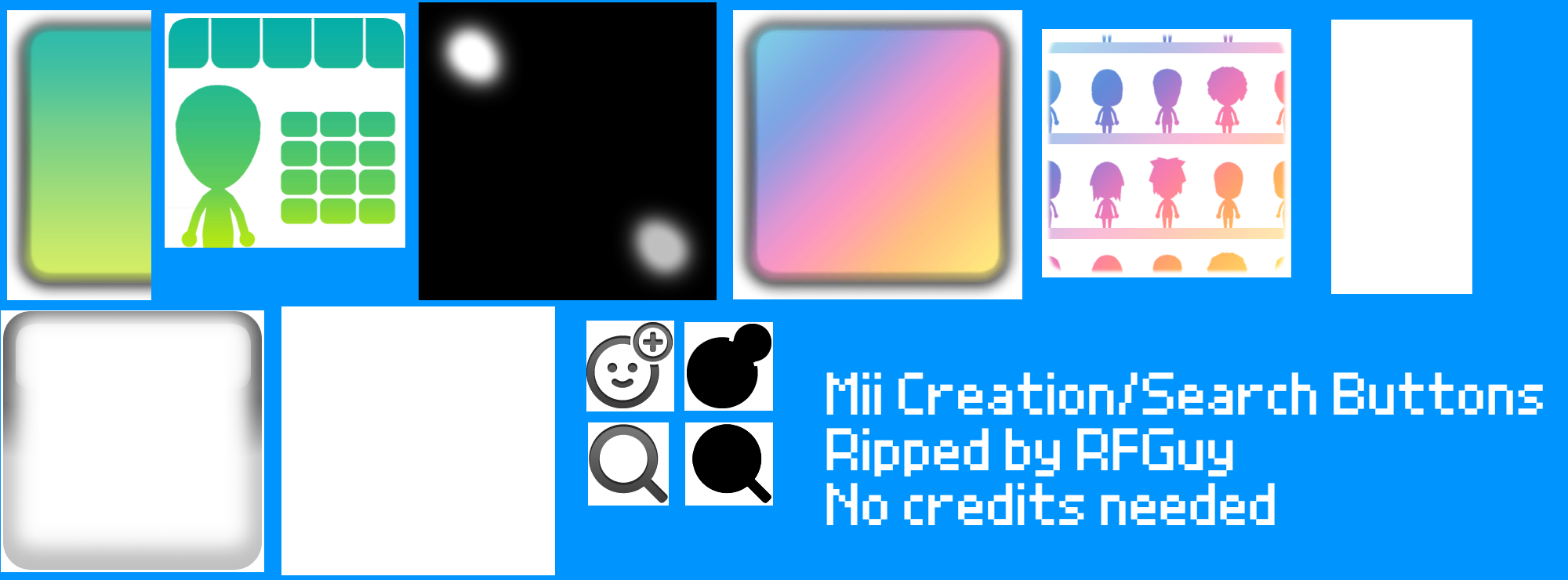 System BIOS - Mii Creation/Search Buttons