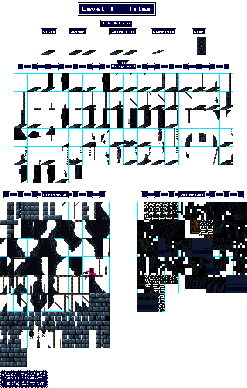 Level 1 Tilesets