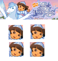 Dora Saves The Snow Princess - Wii Save Icon & Banner