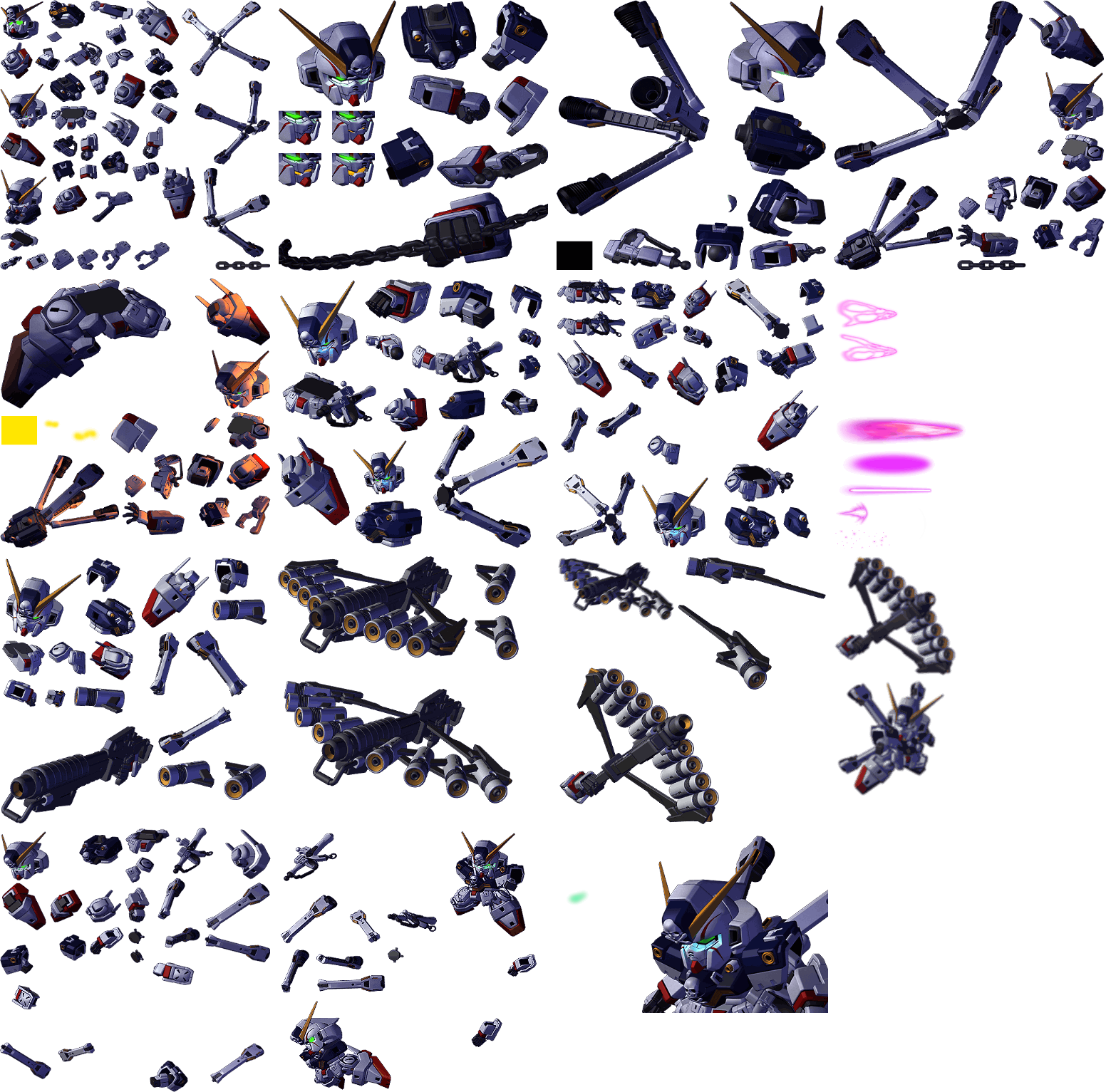 Crossbone Gundam X1 Kai Kai Skull Heart