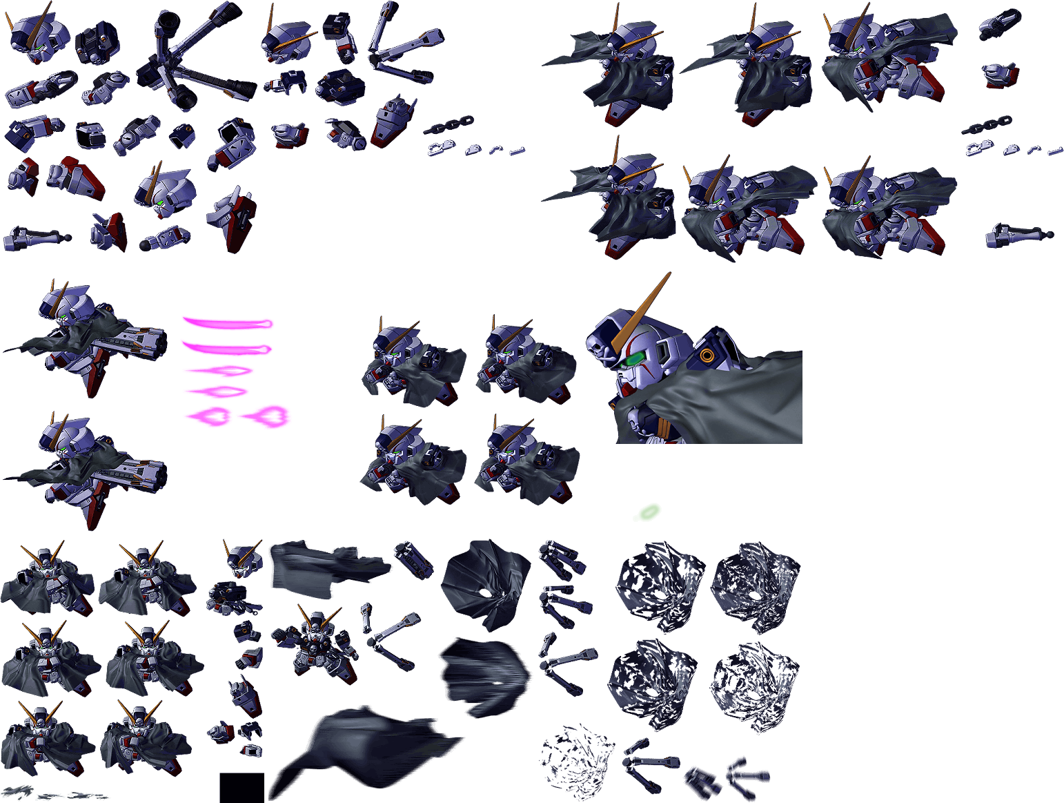 Crossbone Gundam X1 Kai Kai Skull Heart (A.B.C. Mantle)