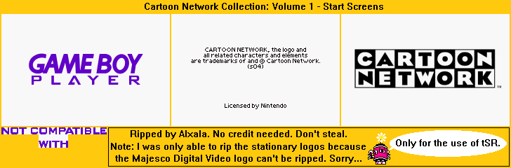 Cartoon Network Collection: Volume 1 - Start Screens