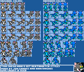 Tom (Mega Man 8-bit Deathmatch-Style)