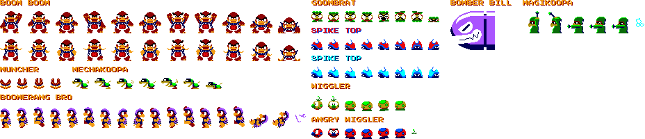 Mario Customs - Enemies (Mario Bros.-Style, Part 3)