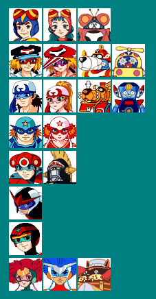Time Bokan Series: Bokan GoGoGo! (JPN) - Hero Character Portraits