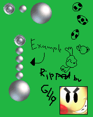 Yoshi Topsy-Turvy / Yoshi's Universal Gravitation - Ball & Chain