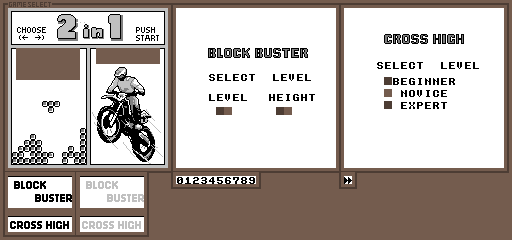 Select Screen