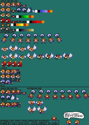 Strollin' Stu and Variants (Super Mario World-Style)