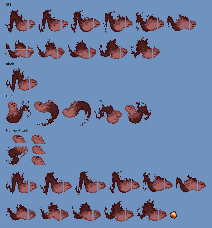 Fire Elemental Red