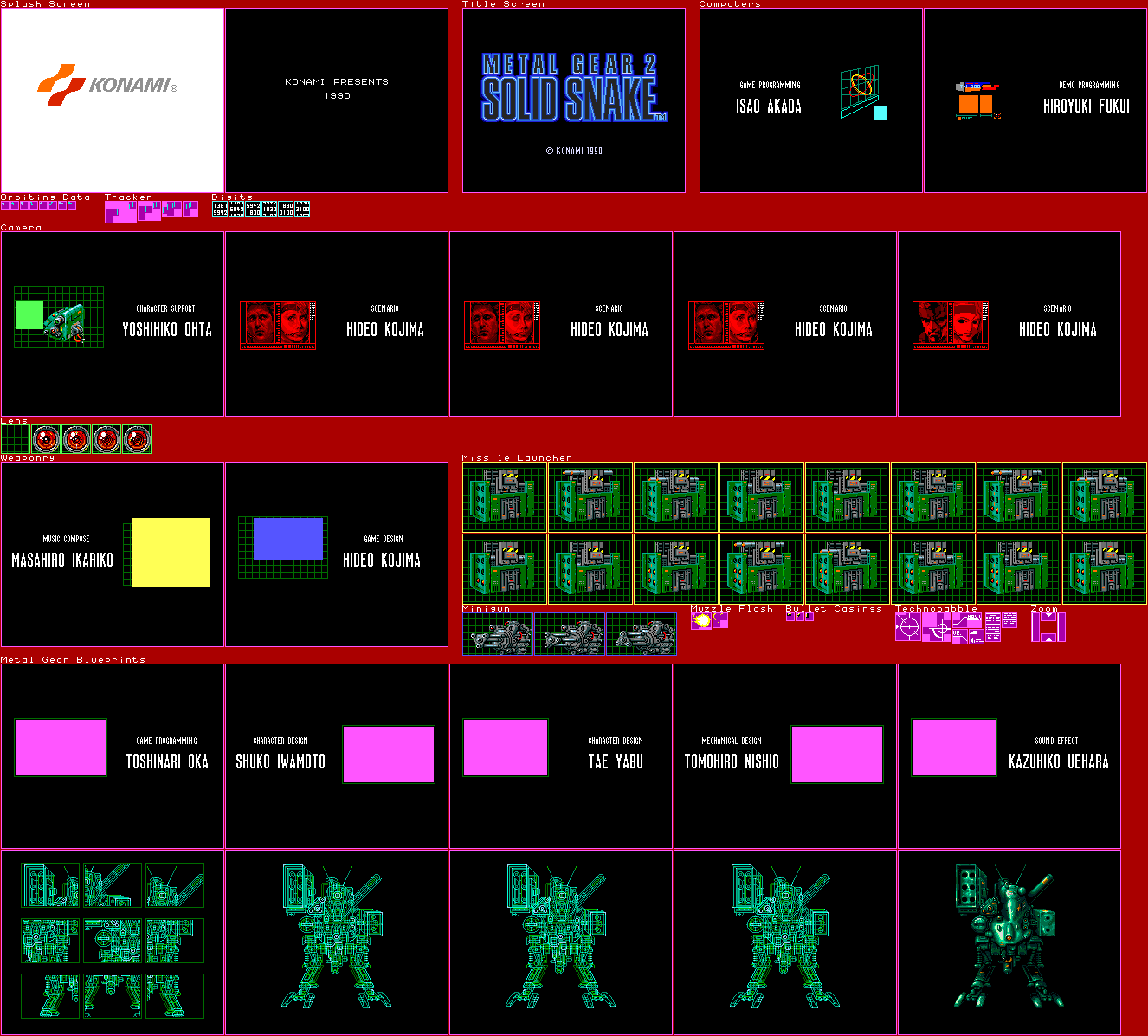 Opening Credits, Splash Screen, & Title Screen