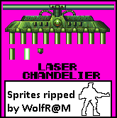 Laser Chandelier
