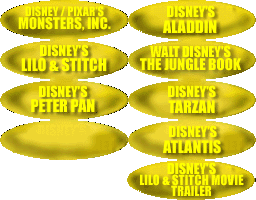 The Magical World of Disney on PlayStation UI