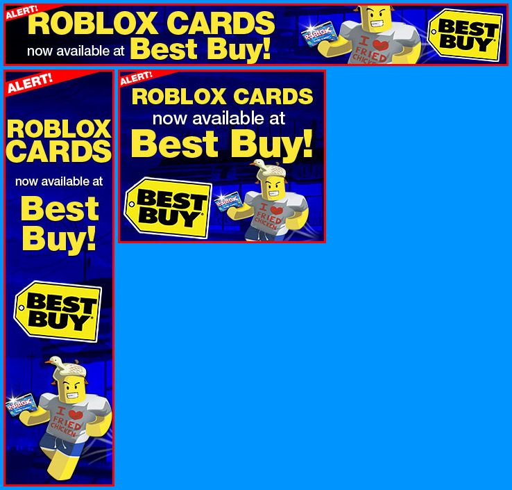 Best Buy ROBLOX Card Ads