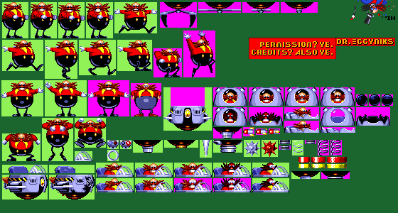Dr. Eggman (Sonic 1-Style, Enhanced)