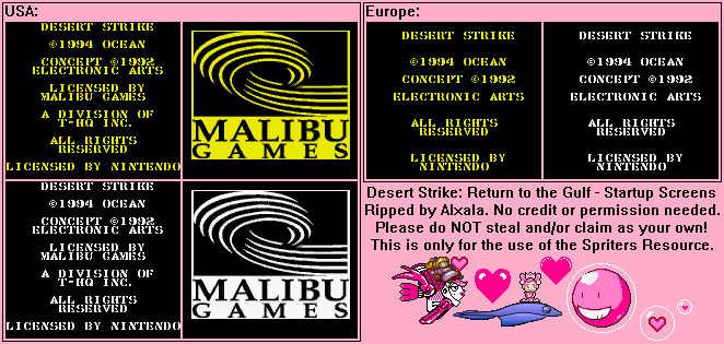Startup Screens