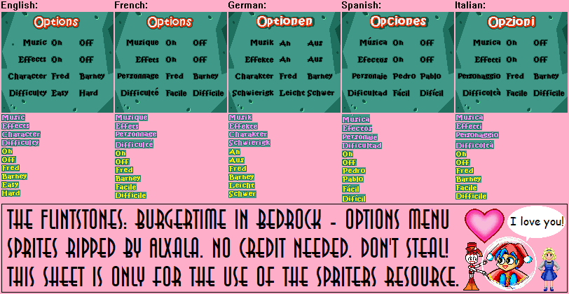 Options Menu