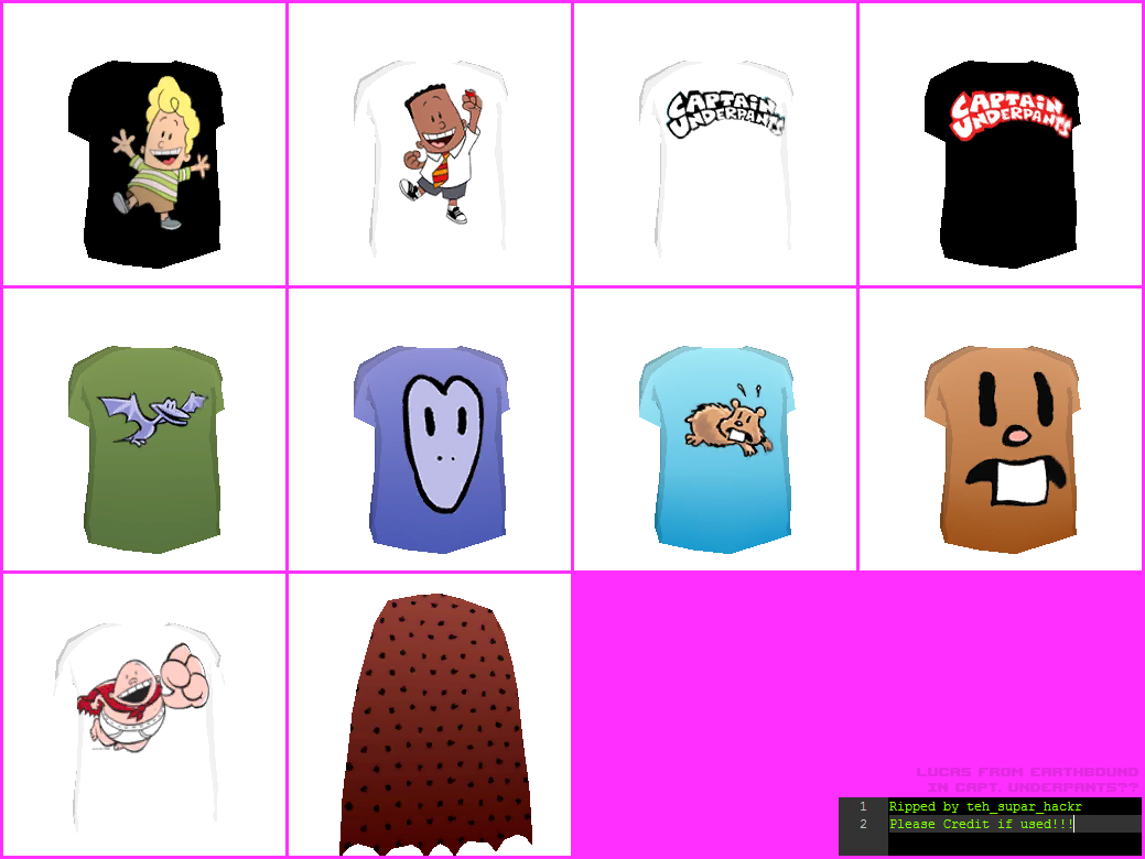 Captain Underpants Icons