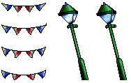 Flags and Streetlights