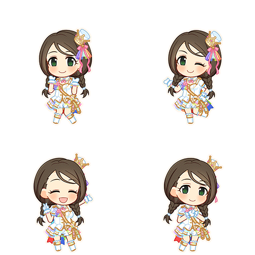 Erika Akanishi (Rainbow Colors)