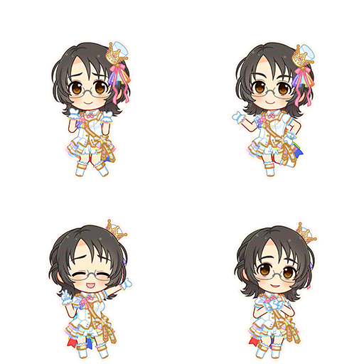 Fuka Asano (Rainbow Colors)