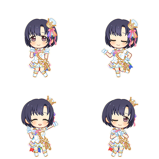 THE IDOLM@STER Cinderella Girls: Starlight Stage - Hotaru Shiragiku (Rainbow Colors)